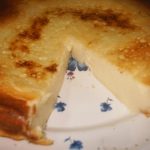 Tarta de queso ou tarte au fromage frais, citron et caramel