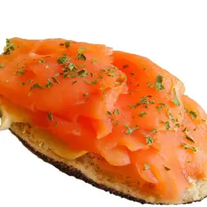 risotto de salsifis et saumon croustillant